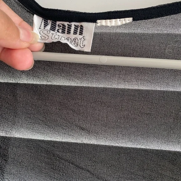 Main Street Women’s Sheer Cover Up / Cardigan fits XS / S - Picture 2 of 5